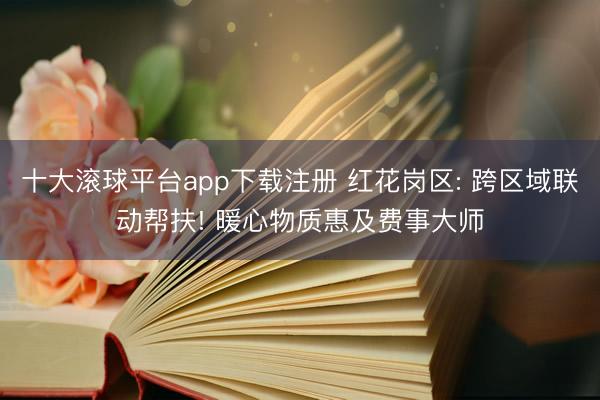 十大滚球平台app下载注册 红花岗区: 跨区域联动帮扶! 暖心物质惠及费事大师